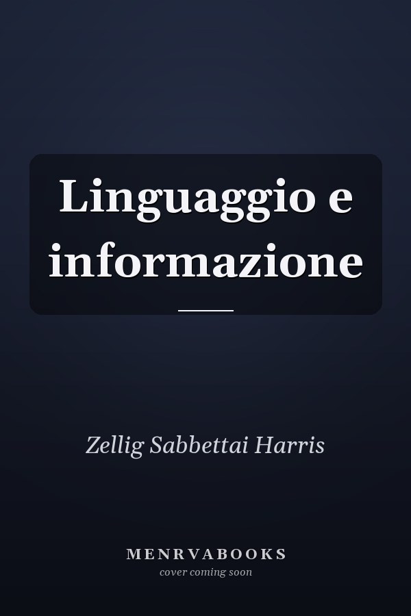 Linguaggio e informazione