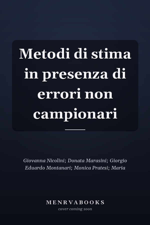 Metodi di stima in presenza di errori non campionari