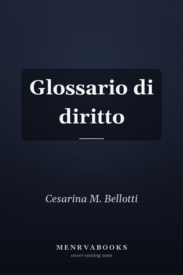 Glossario di diritto