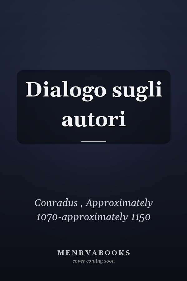 Dialogo sugli autori