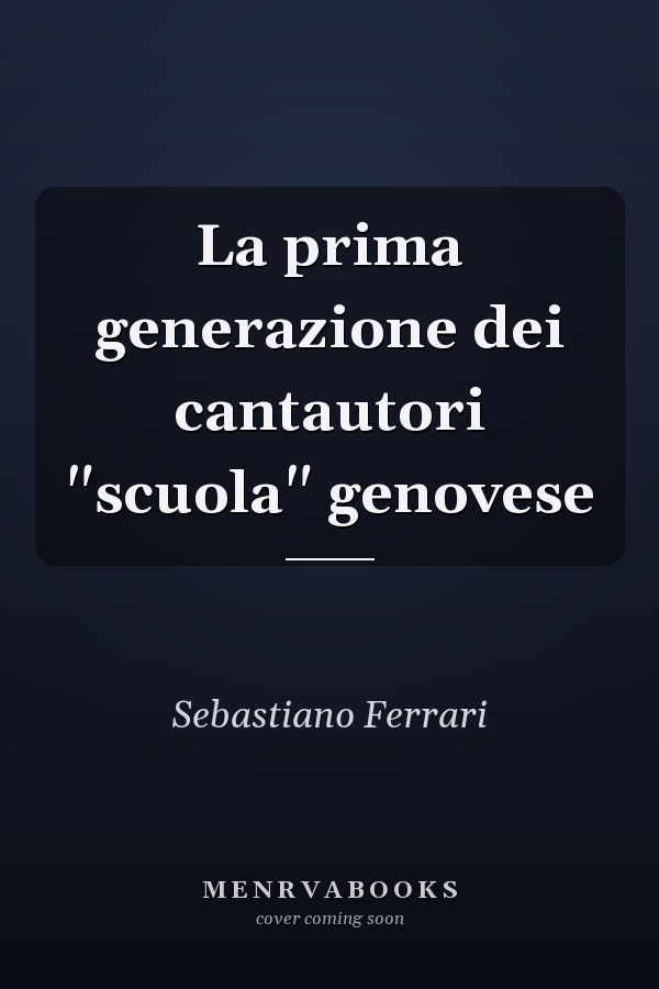 La prima generazione dei cantautori "scuola" genovese