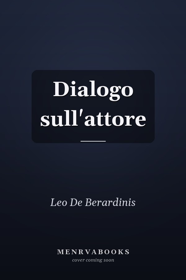 Dialogo sull'attore