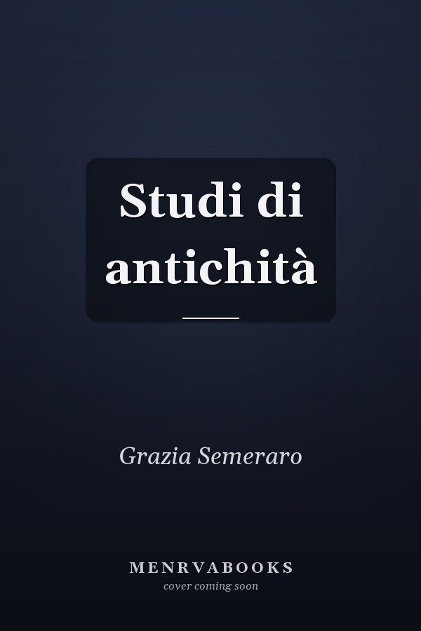 Studi di antichità
