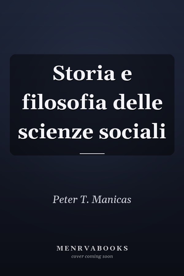 Storia e filosofia delle scienze sociali