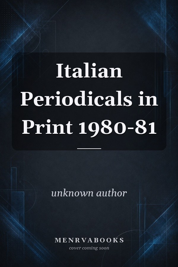 Italian Periodicals in Print 1980-81