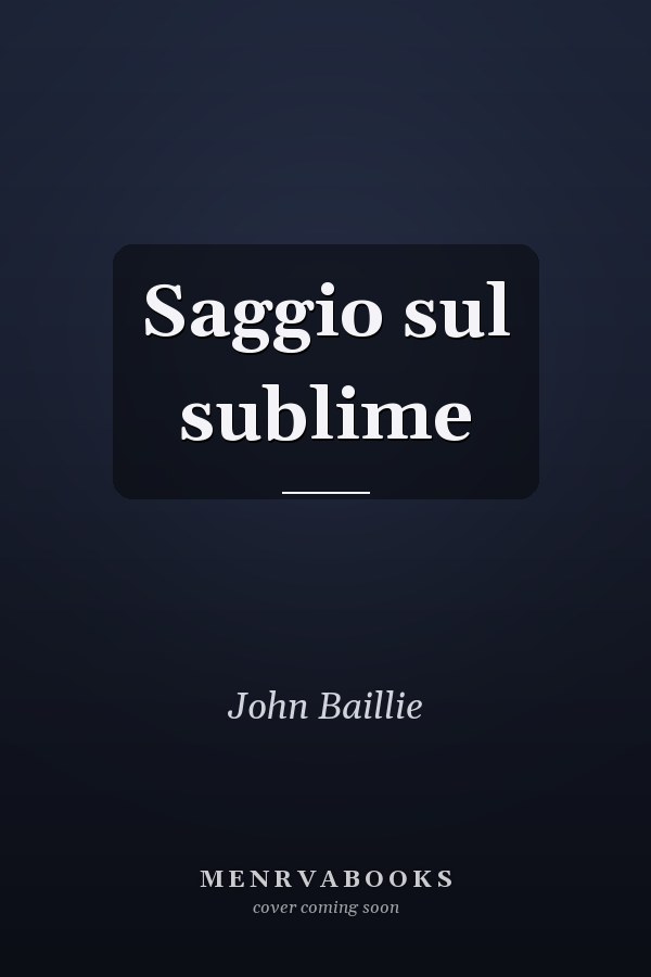 Saggio sul sublime