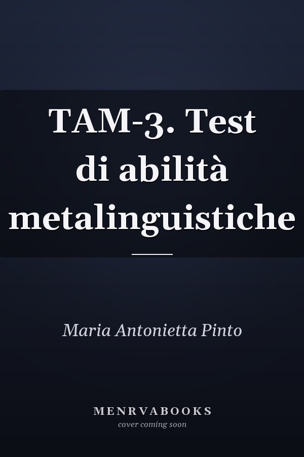 TAM-3. Test di abilità metalinguistiche