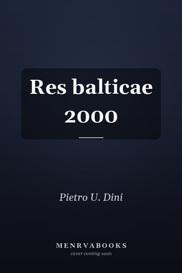 Res balticae 2000