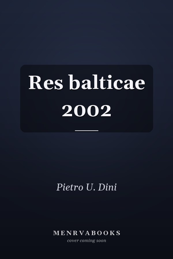 Res balticae 2002