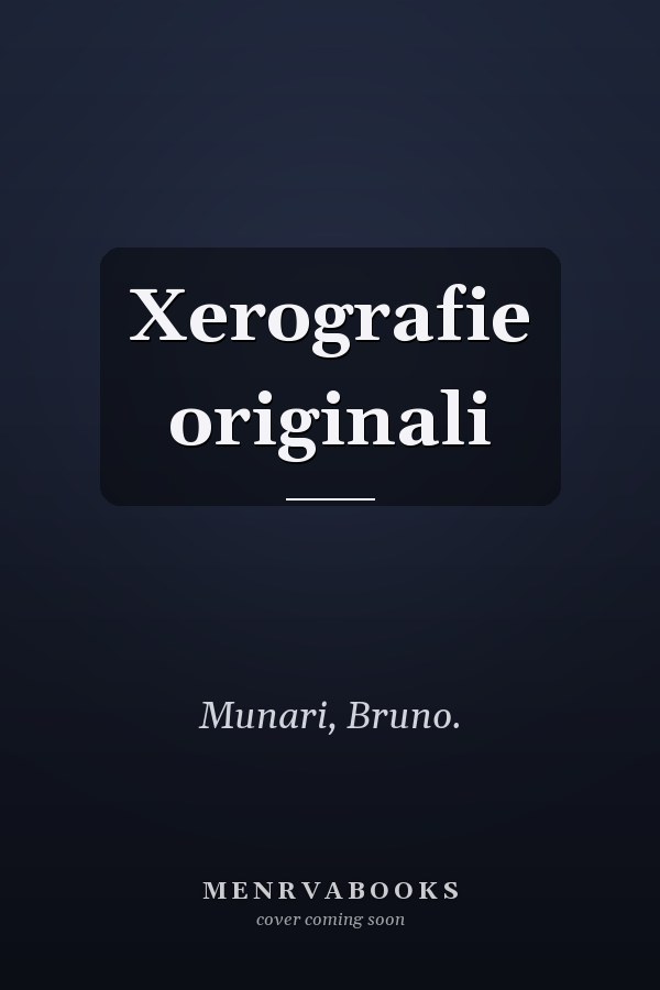 Xerografie originali