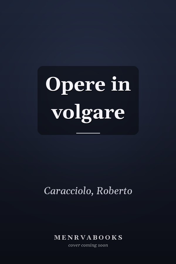 Opere in volgare