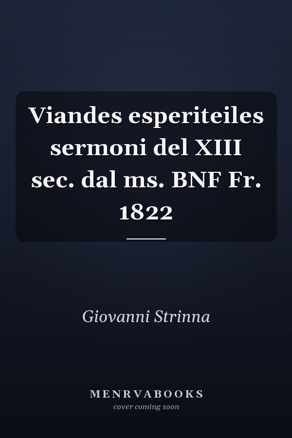 Viandes esperiteiles sermoni del XIII sec. dal ms. BNF Fr. 1822