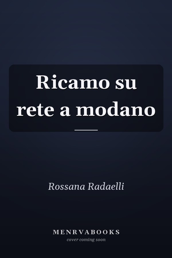Ricamo su rete a modano