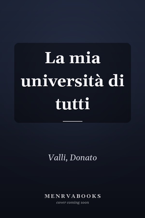 La mia università di tutti