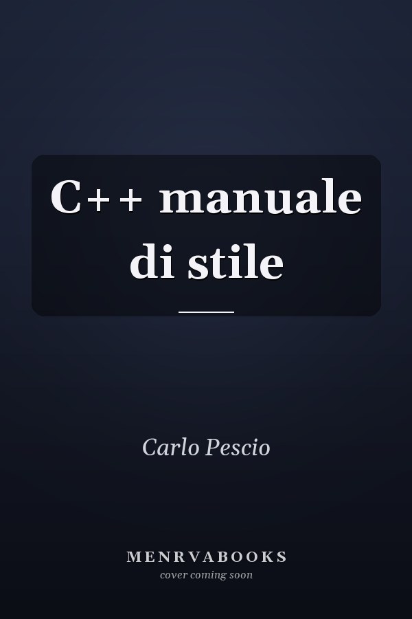 C++ manuale di stile