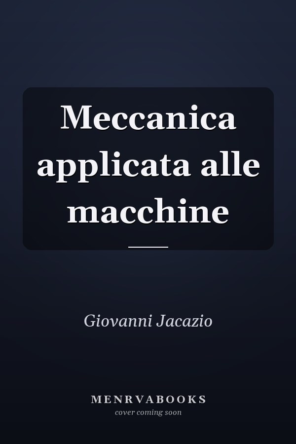 Meccanica applicata alle macchine