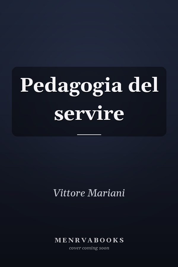 Pedagogia del servire