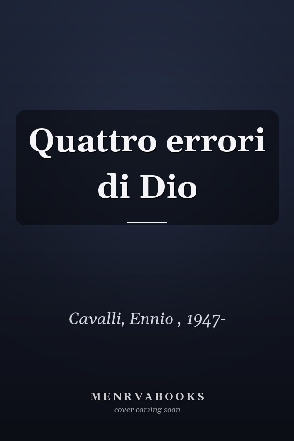 Quattro errori di Dio
