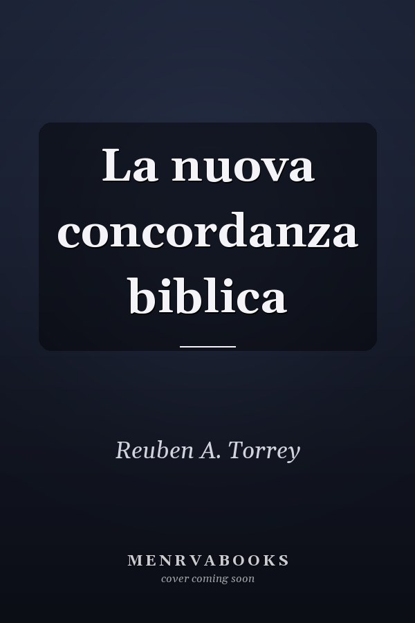 La nuova concordanza biblica