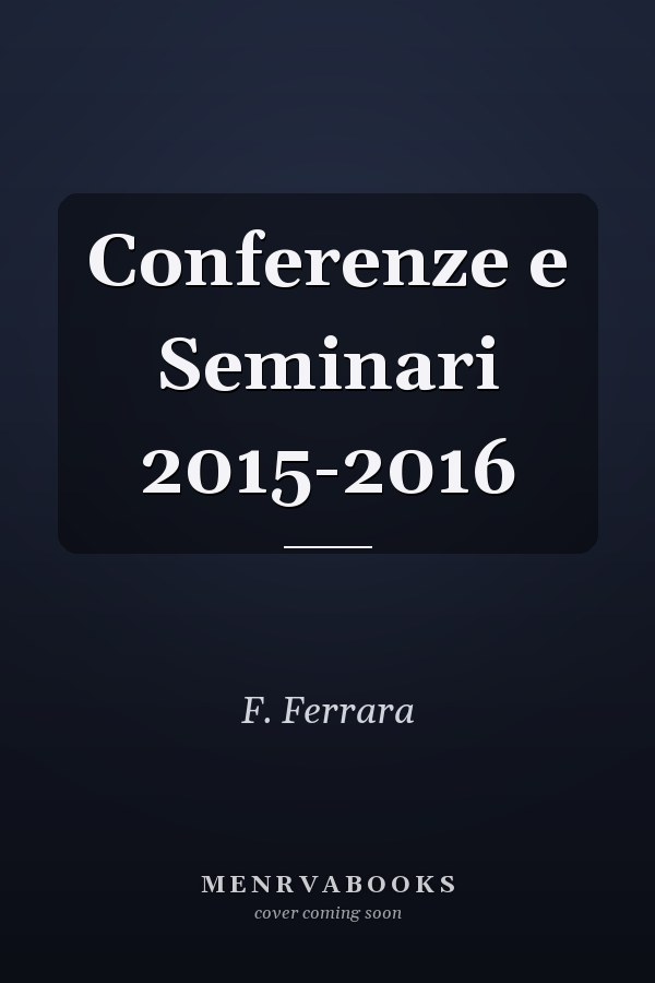 Conferenze e Seminari 2015-2016