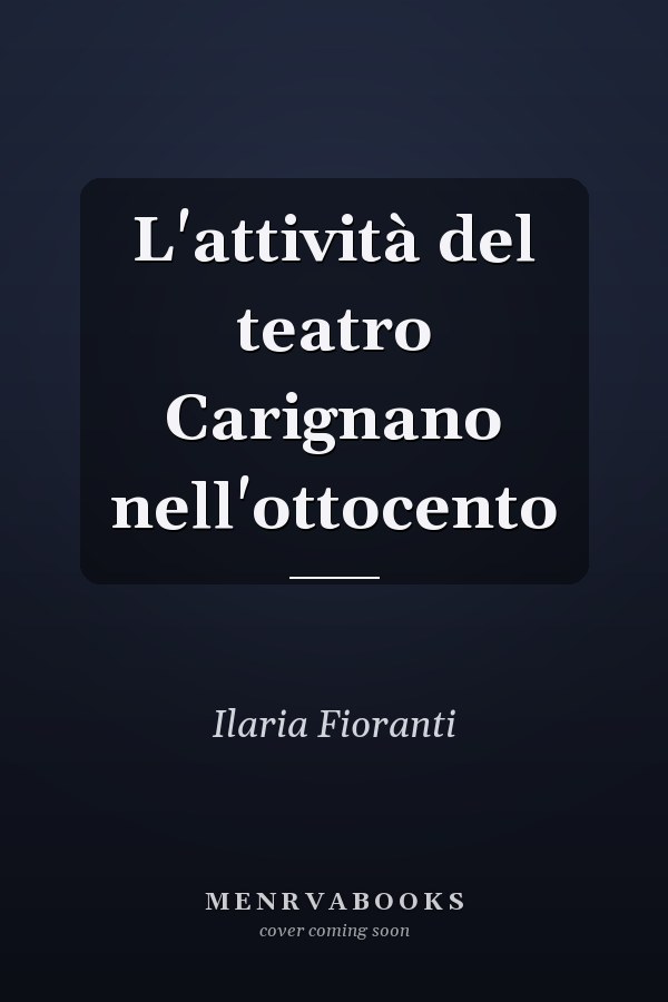 L'attività del teatro Carignano nell'ottocento