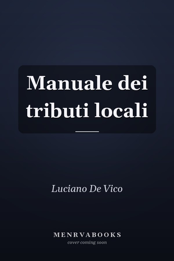 Manuale dei tributi locali