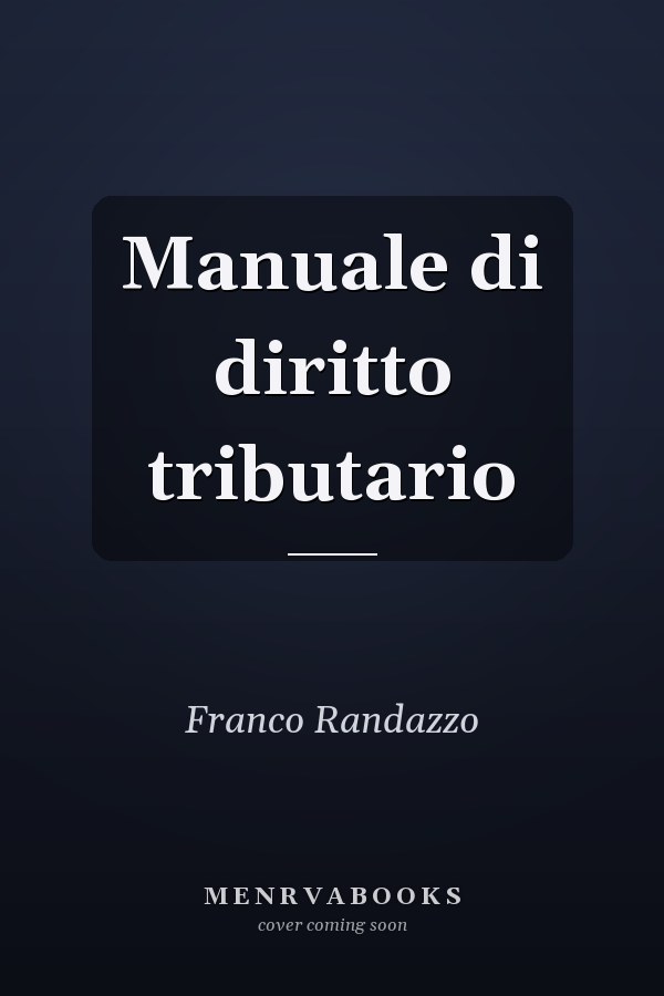 Manuale di diritto tributario