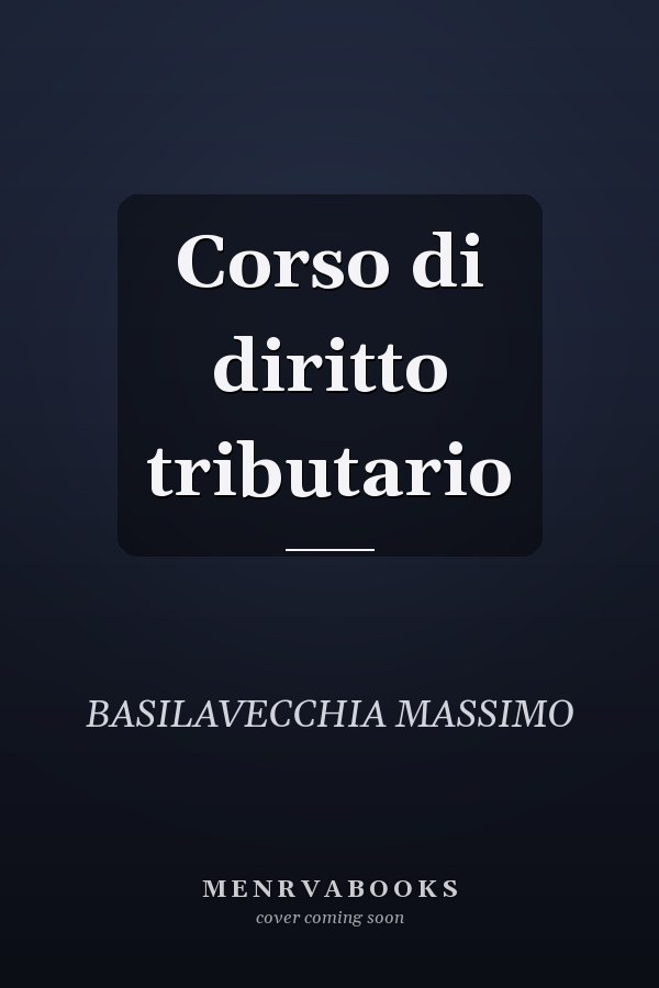 Corso di diritto tributario