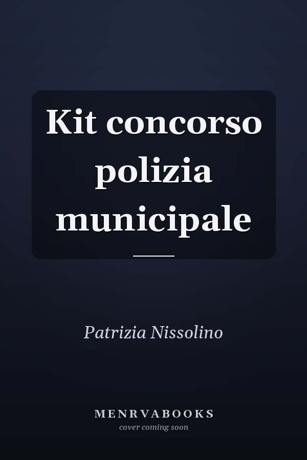 Kit concorso polizia municipale