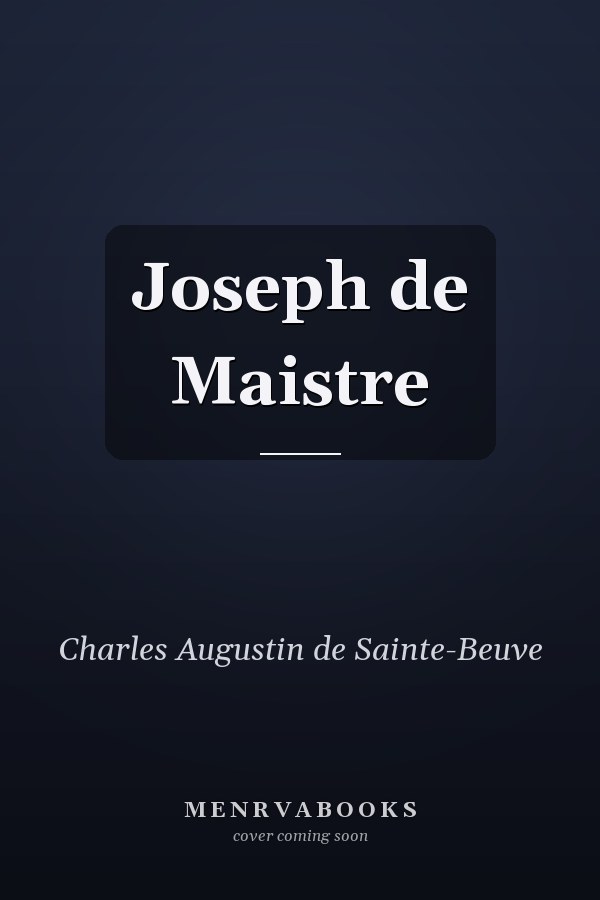 Joseph de Maistre