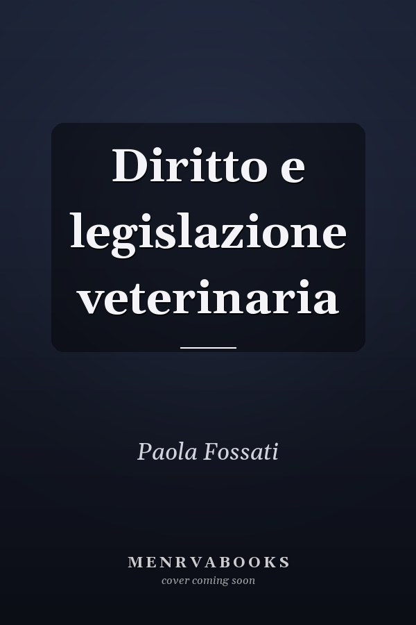 Diritto e legislazione veterinaria