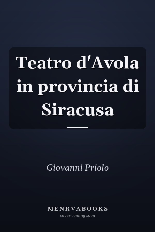 Teatro d'Avola in provincia di Siracusa
