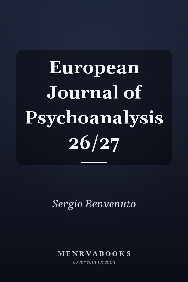European Journal of Psychoanalysis 26/27