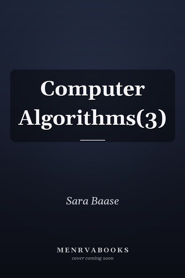 Computer Algorithms(3)