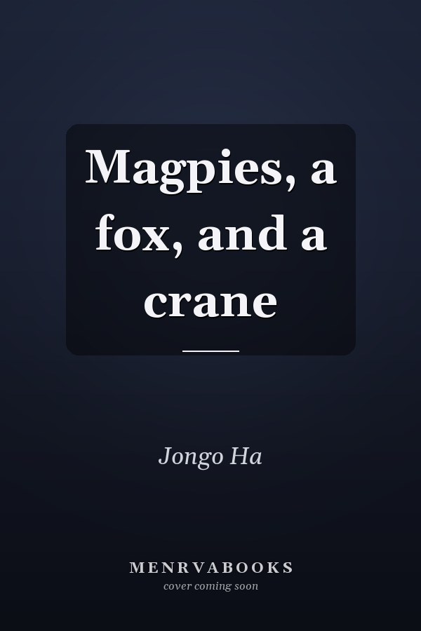 Magpies, a fox, and a crane