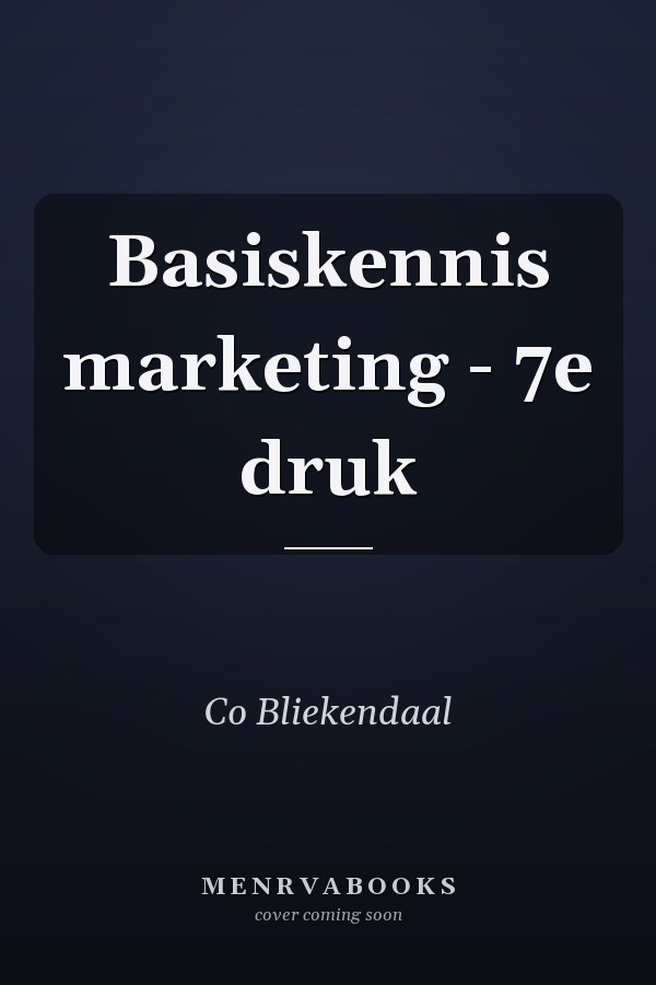 Basiskennis marketing - 7e druk
