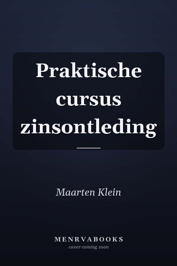 Praktische cursus zinsontleding