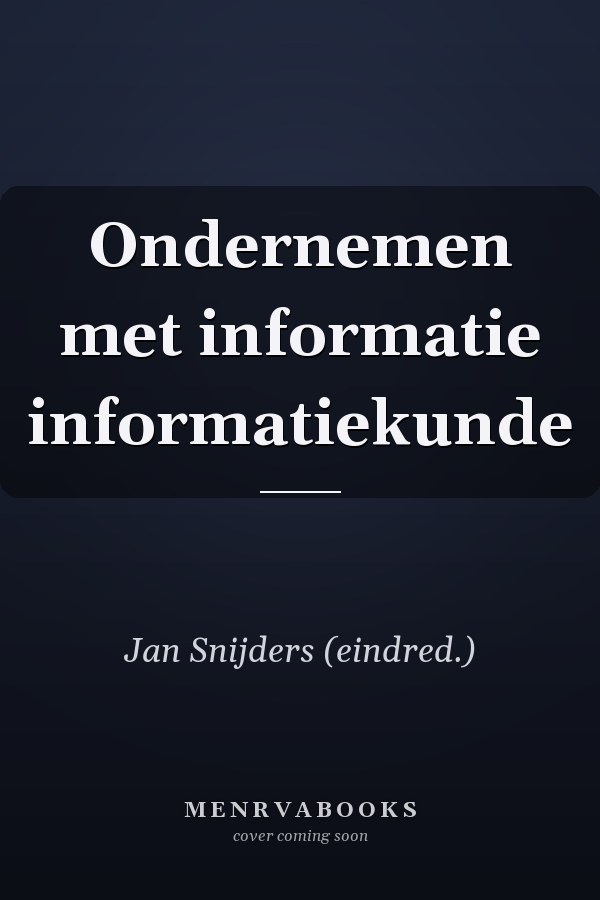 Ondernemen met informatie informatiekunde