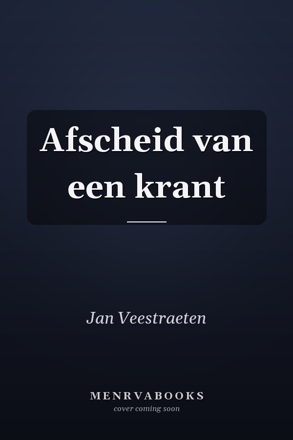 Afscheid van een krant