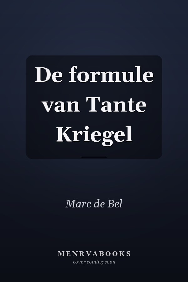 De formule van Tante Kriegel