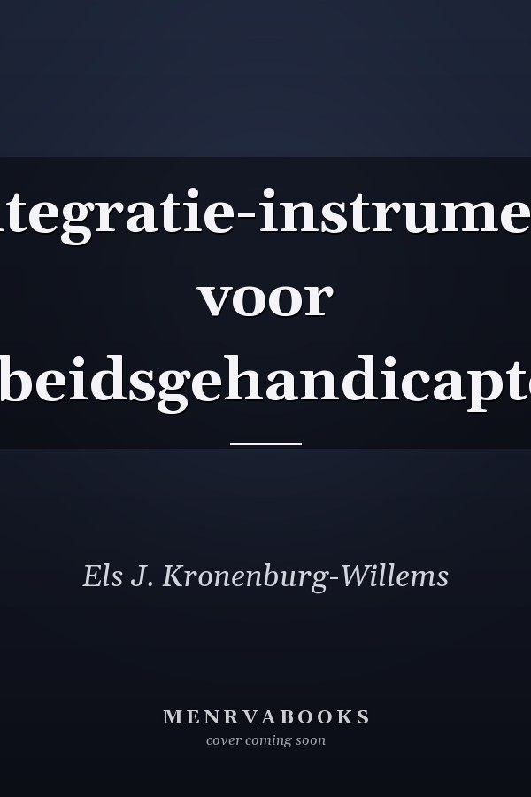 Reïntegratie-instrumenten voor arbeidsgehandicapten