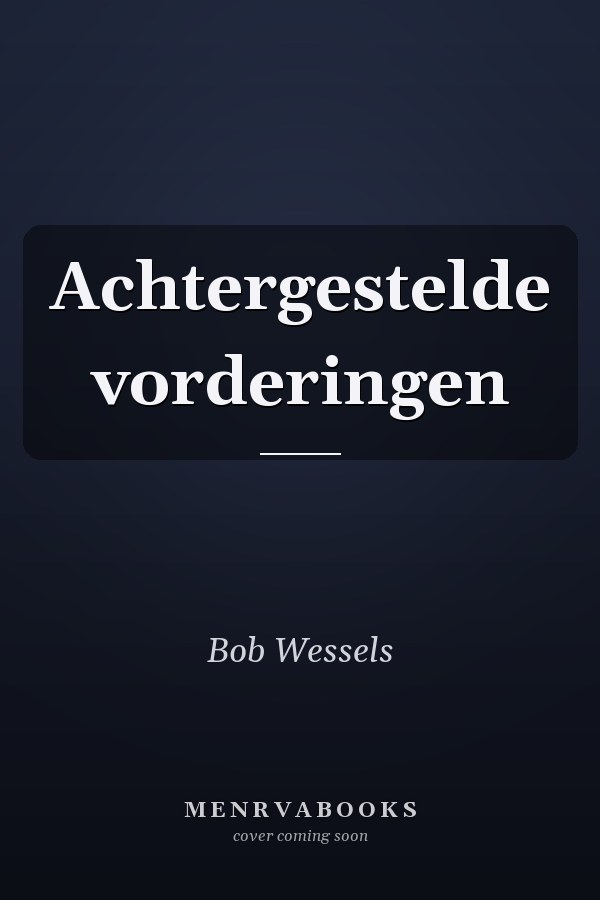 Achtergestelde vorderingen