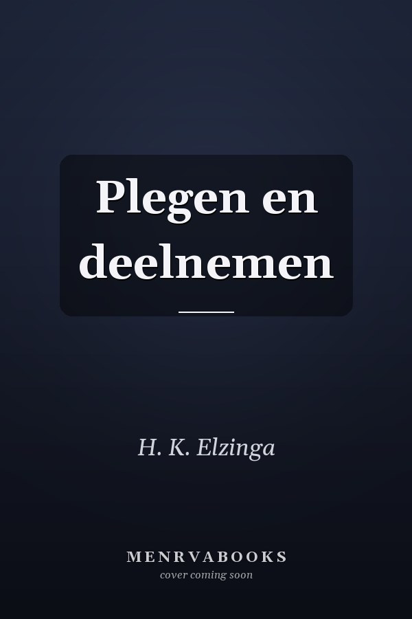 Plegen en deelnemen