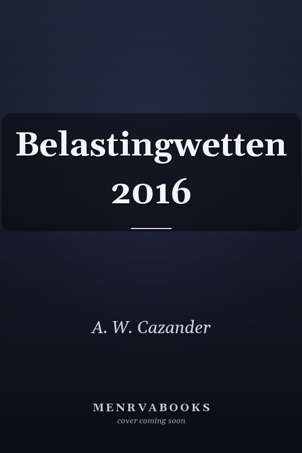 Belastingwetten 2016
