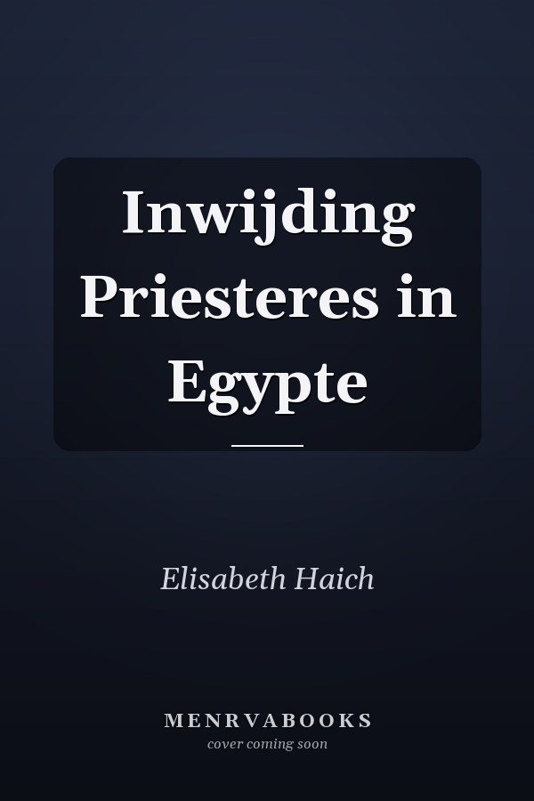 Inwijding Priesteres in Egypte
