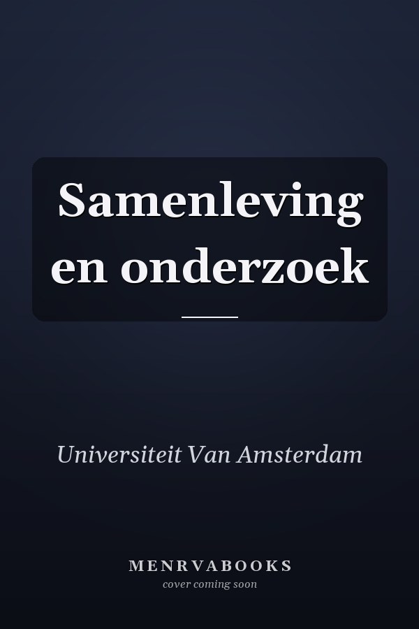 Samenleving en onderzoek