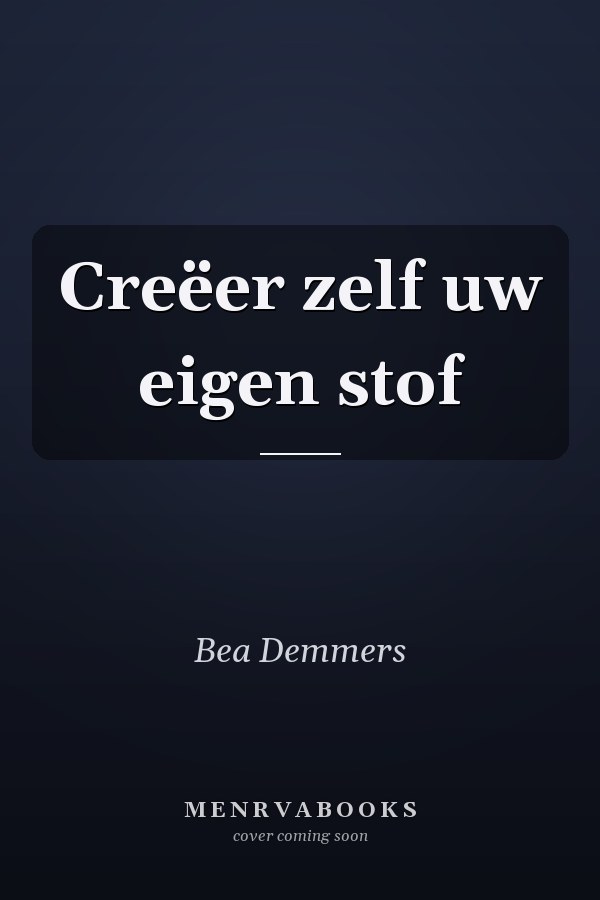Creëer zelf uw eigen stof