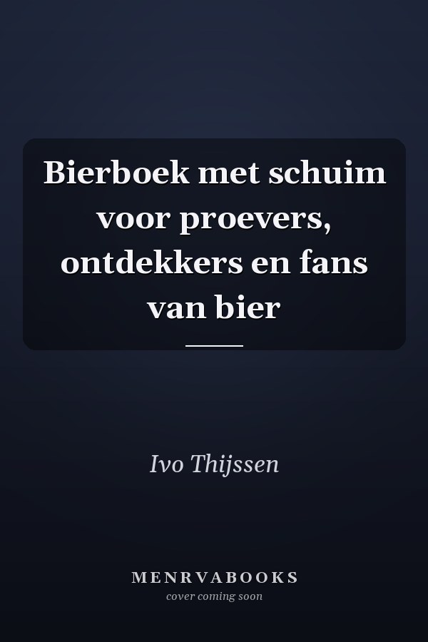 Bierboek met schuim voor proevers, ontdekkers en fans van bier