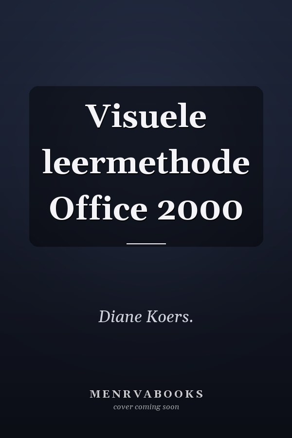 Visuele leermethode Office 2000