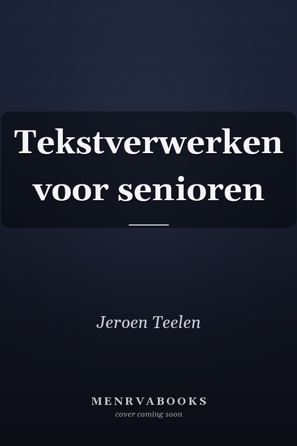 Tekstverwerken voor senioren